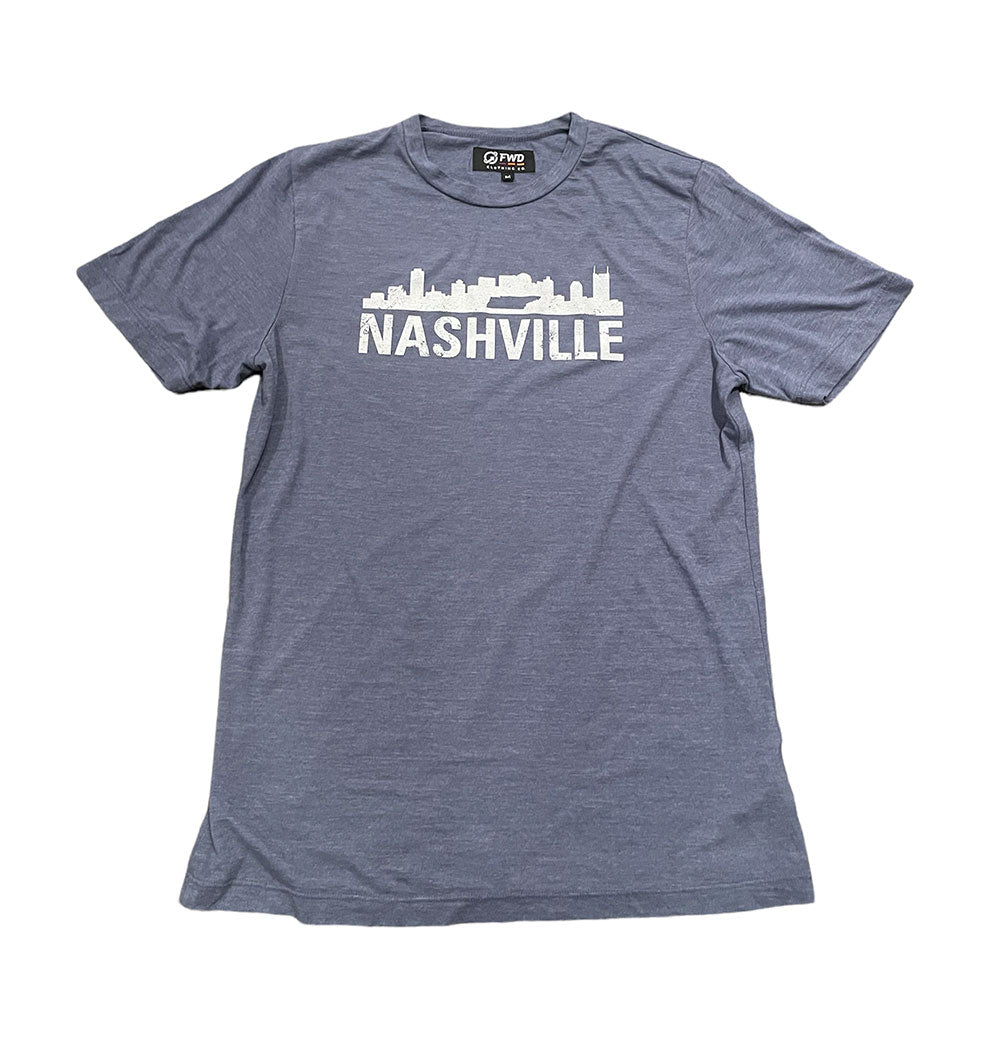 • Nashville Skyline Pacific Blue Tee city graphic t-shirt
• FWD Nashville skyline shirt
• Nashville graphic tee casual top