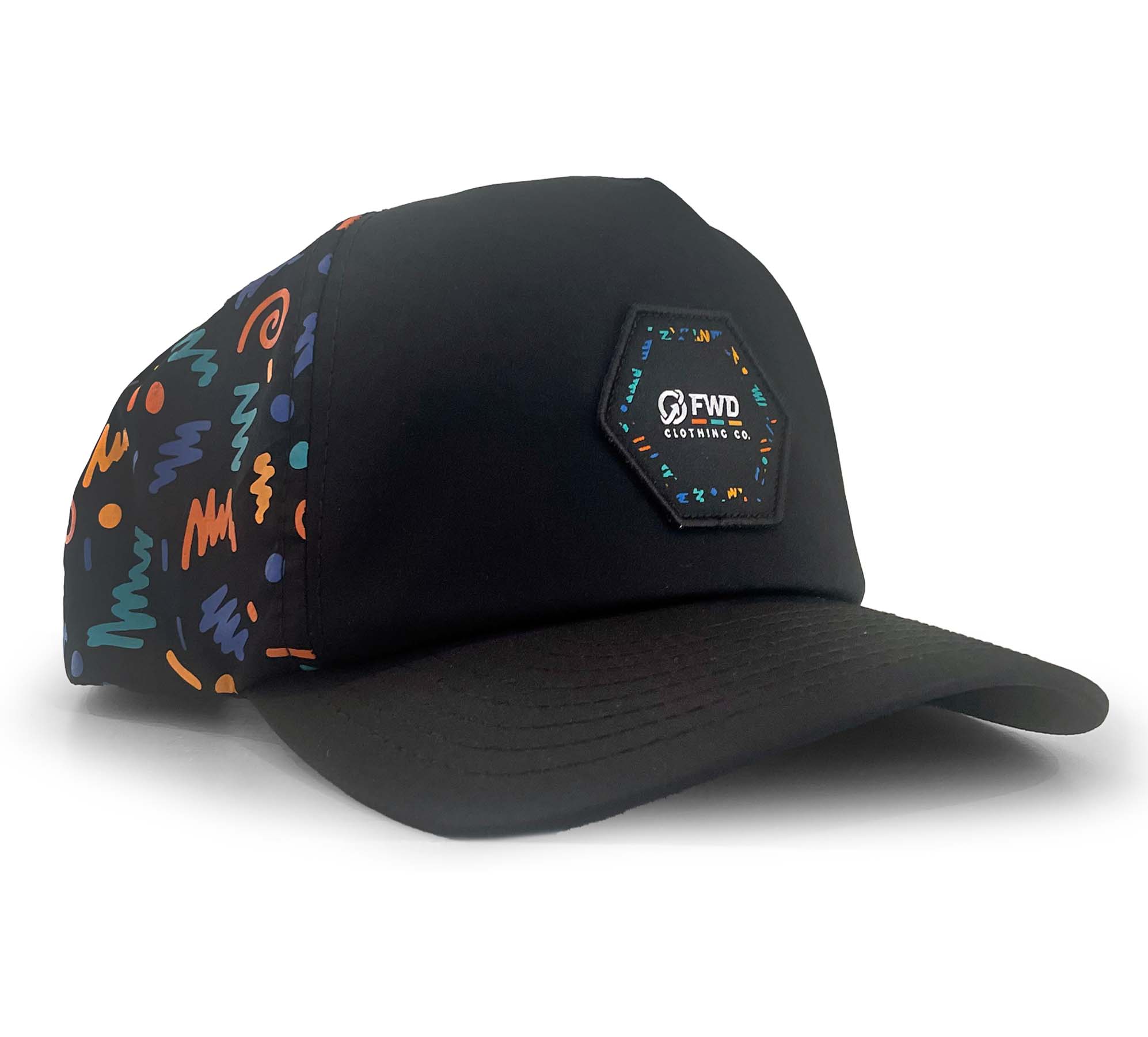 Retro 90s Hexagon snapback