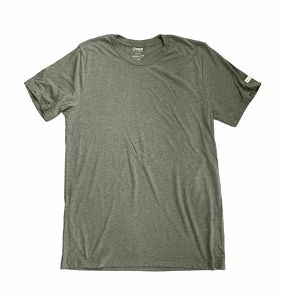 • FWD Basic Military Green Tee soft everyday comfort t-shirt
• FWD Clothing basic tee green front view
• FWD basic tee lifestyle shirt