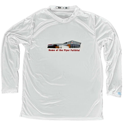 FWD Clothing Co., University Of Dayton Flyers Basketball Home of the Flyer Faithful Long Sleeve Performance Tee