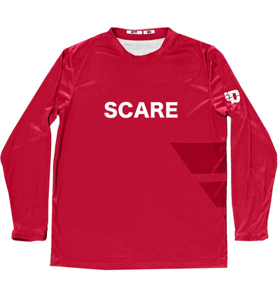 FWD Clothing Co., University Of Dayton Flyers Basketball Red Scare Long Sleeve Performance Tee