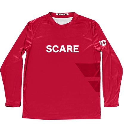 FWD Clothing Co., University Of Dayton Flyers Basketball Red Scare Long Sleeve Performance Tee
