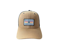 Load image into Gallery viewer, Nashville Striped Tri-Star Trucker Hat