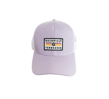 Load image into Gallery viewer, Nashville Striped Tri-Star Trucker Hat