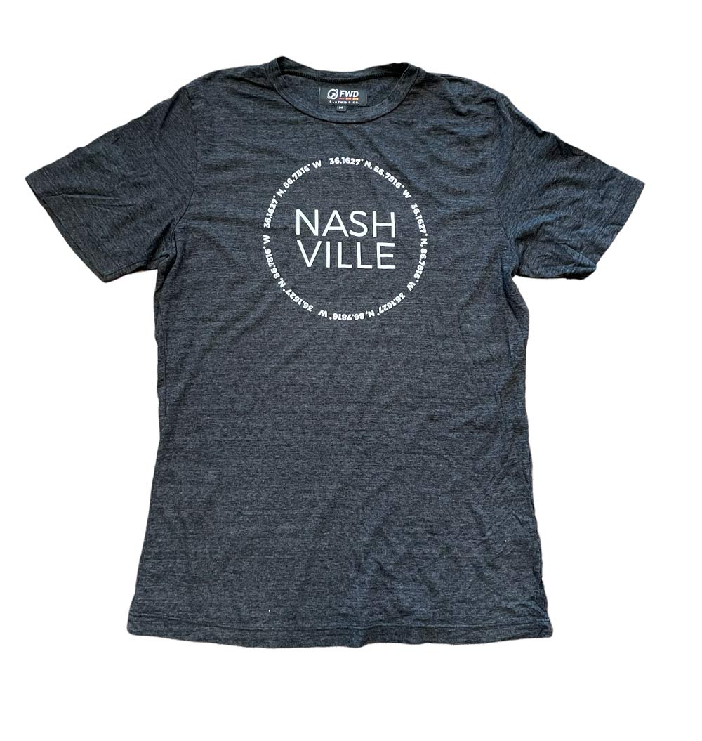 Nashville Coordinates Tee – City Graphic T-Shirt