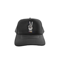 Load image into Gallery viewer, FWD Peace Polyfoam Trucker Hat