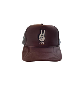 FWD Peace Polyfoam Trucker Hat