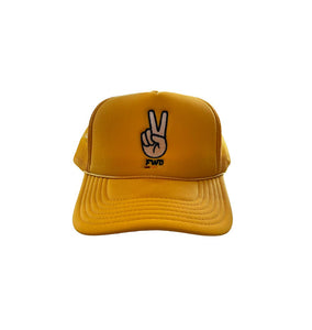 FWD Peace Polyfoam Trucker Hat